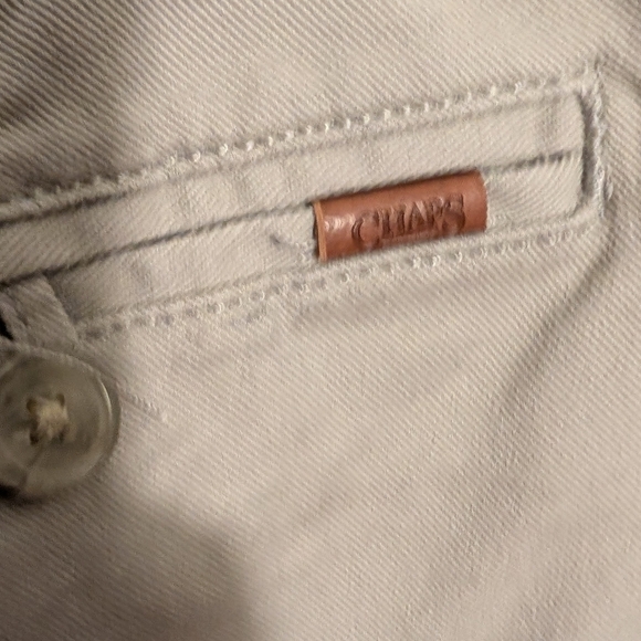 Chaps Tan Flat Front Shorts - Picture 4 of 5